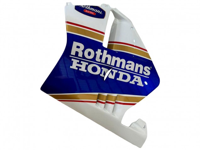 1994-1996 Honda NSR250 Motorcycle Fairings - White Blue Yellow Gold Rothmans Canada