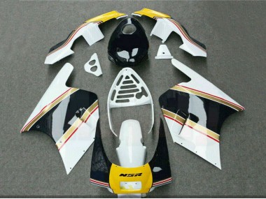 Online 1988-1989 Honda NSR250R Motorcycle Fairings - White Yellow Gold Glossy Black Canada