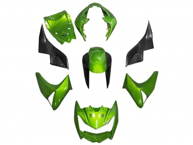 Online 2003-2006 Kawasaki Z1000 Motorcycle Fairing - Green Glossy Black Canada