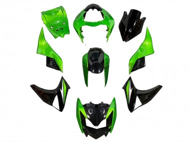 Online 2003-2006 Kawasaki Z1000 Motorcycle Fairings - Green Glossy Black Canada