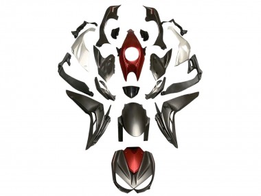 Online 2014-2019 Kawasaki Z1000 Motorcycle Fairings - Silver Red Matte Black Canada