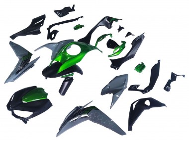 Online 2014-2019 Kawasaki Z1000 Motorcycle Fairings - Black Green Grey Canada