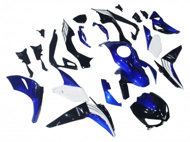 Online 2014-2019 Kawasaki Z1000 Motorcycle Fairings - White Blue Black Canada