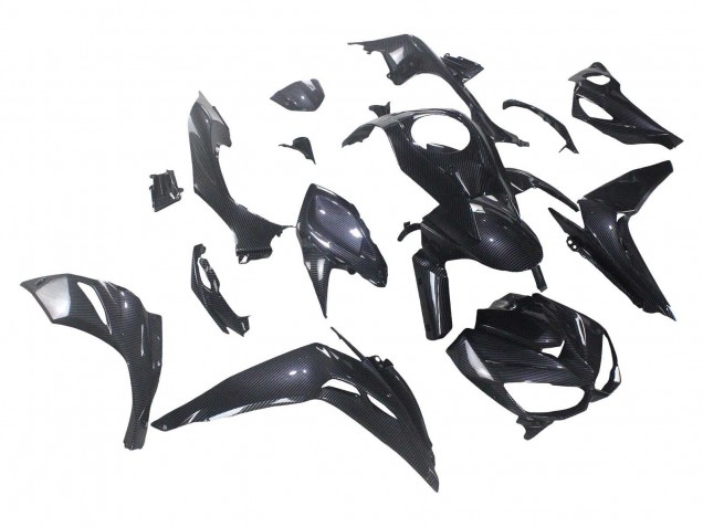 2014-2019 Kawasaki Z1000 Motorcycle Fairings - Black Carbon Fiber Canada