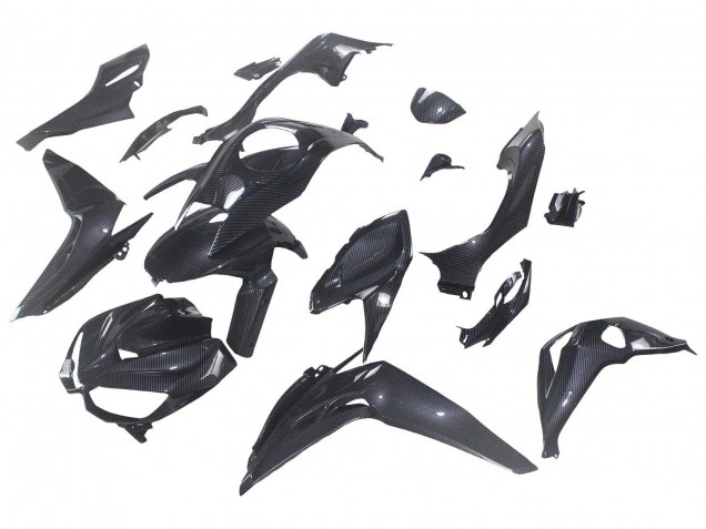 2014-2019 Kawasaki Z1000 Motorcycle Fairings - Black Carbon Fiber Canada