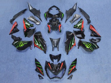 Online 2013-2018 Kawasaki Z800 Motorcycle Fairings - Black Red Green Canada