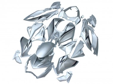 Online 2013-2018 Kawasaki Z800 Motorcycle Fairings - Matte Silver Canada