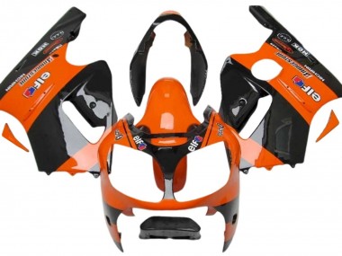 Online 2000-2001 Kawasaki ZX12R Motorcycle Fairings - Orange Black Elf Michelin Canada