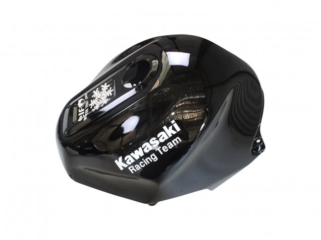 2000-2001 Kawasaki ZX12R Motorcycle Fairings - Glossy Black White Elf Snow Canada