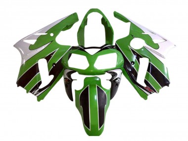 Online 2002-2006 Kawasaki ZX12R Motorcycle Fairings - White Green Black Canada
