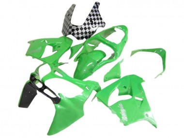 Online 2000-2001 Kawasaki ZX9R Motorcycle Fairings - Green Black White Ninja Canada
