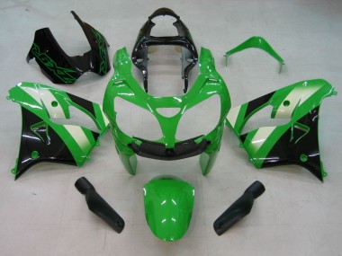 Online 2000-2001 Kawasaki ZX9R Motorcycle Fairings - Green Silver Black Canada