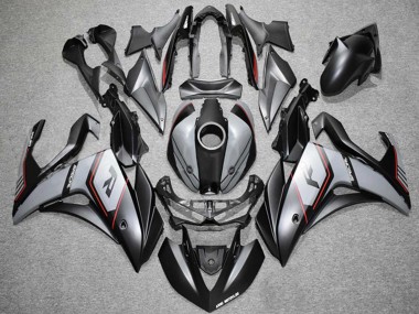 Online 2015-2018 Yamaha YZF R3 Motorcycle Fairings - Nardo Grey Red Black Canada