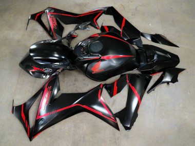 Online 2019-2020 Honda CBR650R Motorcycle Fairings - Glossy Black Red Stripe Canada