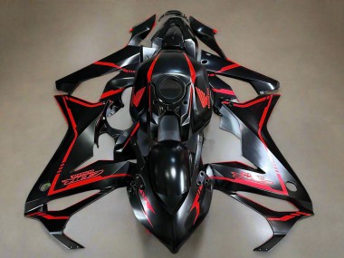 Online 2019-2020 Honda CBR650R Motorcycle Fairings - Glossy Black Red Stripe Canada