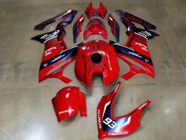 Online 2019-2020 Honda CBR650R Motorcycle Fairings - Red White Dark Blue HRC Pull&Bear 93 Canada