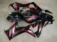 2021-2023 Honda CBR650R Motorcycle Fairings - Glossy Black Red Stripe Canada