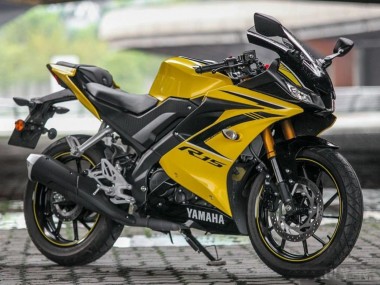 Online 2018-2024 Yamaha YZF R15 Motorcycle Fairings - Yellow Black Canada