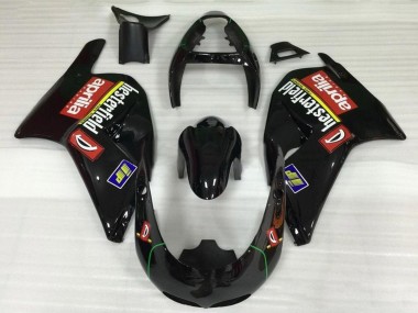Online 1995-1997 Aprilia RS250 Motorcycle Fairings - Glossy Black Red Canada