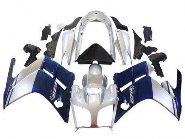 Online 2007-2012 Yamaha FJR1300 Motorcycle Fairings - Dark Blue Silver Canada