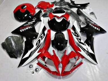 Online 2008-2016 Yamaha YZF 600 R6 Motorcycle Fairings - White Red Glossy Black Motul Michelin Canada