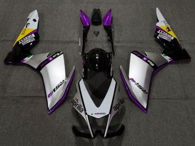 Online 2009-2015 Aprilia RSV4 1000 Motorcycle Fairings - Silver Black Purple Yellow Canada