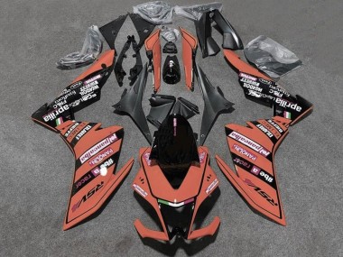 Online 2009-2015 Aprilia RSV4 1000 Motorcycle Fairings - Orange Black Canada