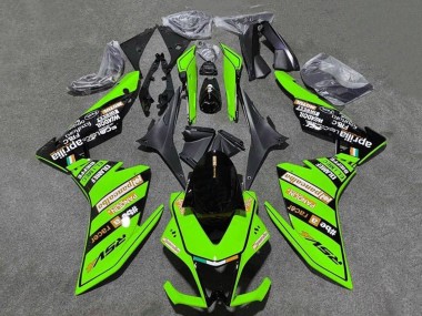 Online 2009-2015 Aprilia RSV4 1000 Motorcycle Fairings - Green Black Canada