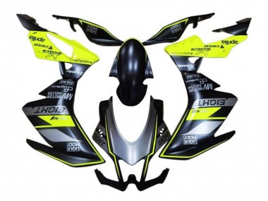 Online 2016-2020 Aprilia RSV4 1000 Motorcycle Fairings - Matte Black Grey Yellow Canada