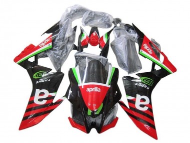 Online 2016-2020 Aprilia RSV4 1000 Motorcycle Fairings - Red Black Green Stripe Canada