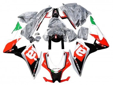 Online 2016-2020 Aprilia RSV4 1000 Motorcycle Fairings - Red Black Silver Green Canada