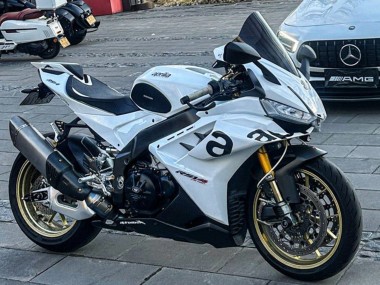 Online 2021-2024 Aprilia RSV4 1100 Motorcycle Fairings - White Black Canada
