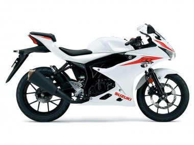 Online 2017-2025 Suzuki GSXR125 Motorcycle Fairings - White Red Canada