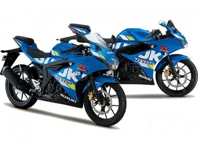 2017-2025 Suzuki GSXR125 Motorcycle Fairings - Blue Ecstar Canada