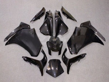 Online 2010-2014 Honda VFR 1200 Motorcycle Fairings - Black Carbon Fiber Canada