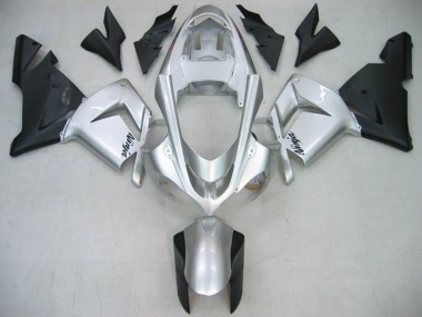 Online 2004-2005 Kawasaki ZX10R Motorcycle Fairings - Glossy Silver Matte Black Canada