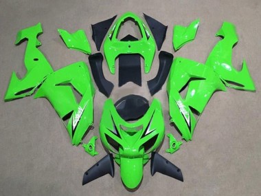 Online 2006-2007 Kawasaki ZX10R Motorcycle Fairings - Green White Black Canada