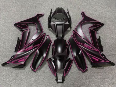 Online 2011-2015 Kawasaki ZX10R Motorcycle Fairings - Matte Black Purple Canada