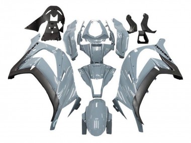 Online 2011-2015 Kawasaki ZX10R Motorcycle Fairings - Nardo Grey Matte Black Canada