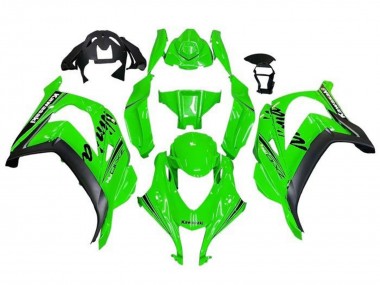Online 2016-2020 Kawasaki ZX10R Motorcycle Fairings - Green Black Canada