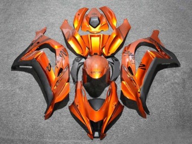 Online 2016-2020 Kawasaki ZX10R Motorcycle Fairings - Orange Black Canada