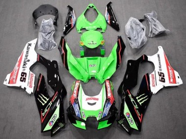 Online 2021-2025 Kawasaki ZX10R Motorcycle Fairings - Green Black Red White Blue Showr Elf Monster 65 Canada
