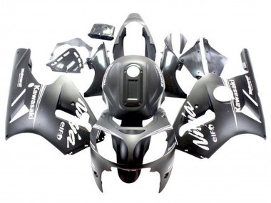 Online 2000-2001 Kawasaki ZX12R Motorcycle Fairings - Matte Black White Canada