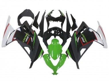 Online 2013-2024 Kawasaki EX300 Motorcycle Fairings - White Red Green Black Canada