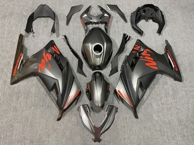 Online 2013-2024 Kawasaki EX300 Motorcycle Fairings - Matte Black Red Canada