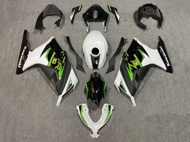 Online 2013-2024 Kawasaki EX300 Motorcycle Fairings - White Green Black Canada