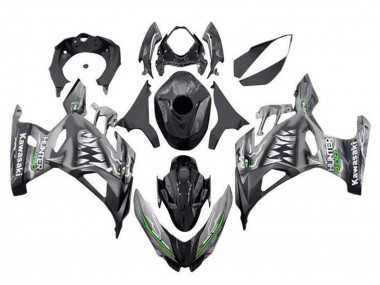 Online 2018-2024 Kawasaki Ninja 400 Motorcycle Fairings - Nardo Grey Black Shark Canada