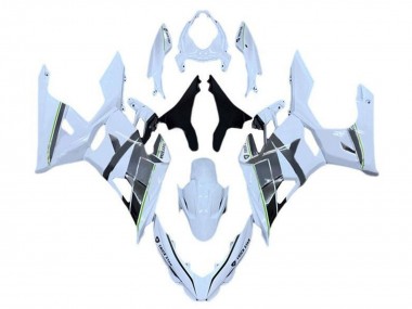Online 2018-2024 Kawasaki Ninja 400 Motorcycle Fairings - White Grey Black Green Canada