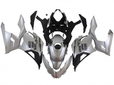 Online 2018-2024 Kawasaki Ninja 400 Motorcycle Fairings - Silver Black Repsol Canada