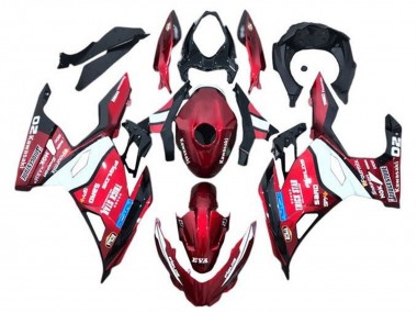 Online 2018-2024 Kawasaki Ninja 400 Motorcycle Fairings - Red Blue White Trick Star Bridgestone Canada